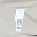 WynneLayers Plus Size Wide Collar Boxy Overlapping Front Jacket Sand 1X