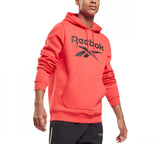 Reebok Men's Logo-Print Fleece Pullover Sweatshirt Hoodie