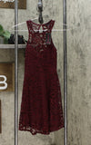 Material Girl Women's Lace Skater Dress