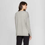 Prologue Women's Long Sleeve V-Neck Pullover Sweater