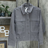 Peace Love World Women's Boss Lady Denim Jacket