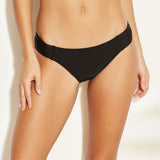 Xhilaration Women's Tab Hipster Bikini Bottom Black XS