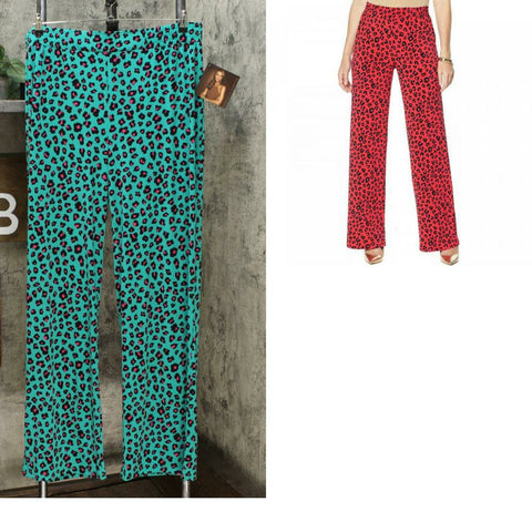 IMAN Women's Tall Global Chic Luxury Resort Palazzo Pants