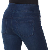 DG2 by Diane Gilman Women's Plus Size Classic Stretch Pull On Bermuda Shorts