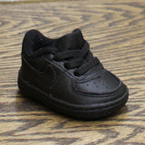 Nike Infant Air Force 1 One Crib Shoes Black 1