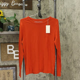 A New Day Women's Fitted Long Sleeve Crew Neck T-Shirt