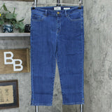 LOGO by Lori Goldstein 5-Pocket Straight-Leg Capri Jeans