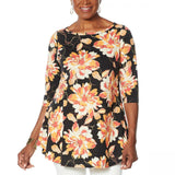 DG2 by Diane Gilman Women's Printed Swing Top
