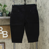 DG2 by Diane Gilman Women's Pull On Bermuda Shorts Black Small