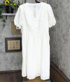 A New Day Women's Plus Size Puff Short Sleeve Dress 567559