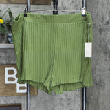 A New Day Women's Plus Size High-Rise Ribbed Shorts