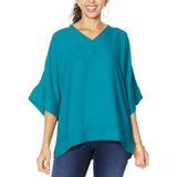 NWT DG2 By Diane Gilman Womens.Dolman Sleeve Shirt Blouse Top. 727411 XL