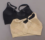 Rhonda Shear 2 Pack Molded Cup Bra With Mesh Back Detail Nude/Black 1X