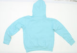 Weatherproof Women's Cross Weave Hooded Sweatshirt Beach Blue Medium