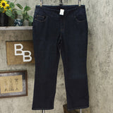 Denim & Co. Plus Size Petite How Smooth Lightly Bootcut Jeans