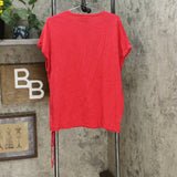 DG2 by Diane Gilman Women's Tie Dye Side Tie T-Shirt