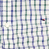 Tommy Hilfiger Slim-Fit Performance Stretch Check Dress Shirt Pine L 16 34/35