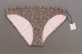 Shade & Shore Women's Animal Print Cheeky Bikini Swim Bottom Medium