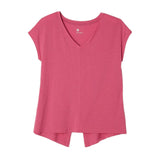 All In Motion Women's Short Sleeve Tie Back V-Neck T-Shirt