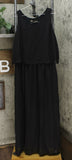DG2 by Diane Gilman Women's Easy Tank Maxi Dress Black Large