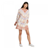 Wild Fable Women's Tie-Dye Long Sleeve Mock Neck Knit Dress With Pockets