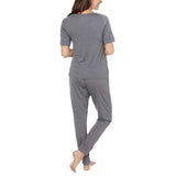 Calvin Klein Underwear Women's Motive T-Shirt Jogger Lounge Pajama Set