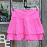 Wild Fable Womens Ruched Tie Front Strapless Blouse Shirt Top Hot Pink S