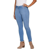 Laurie Felt Hot In Hollywood Silky Denim Skinny Ankle Pull On Jeans