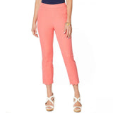 NWT Lemon Way Women's Flawless Twill Scallop Hem Crop Pants 10 14 16