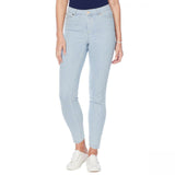 NWT Lemon Way Womens Railroad Striped Skinny Jeans. 640534 12