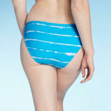 Xhilaration Women's Tie Dye Cheeky Bikini Swim Bottom