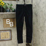Universal Thread Velvet High Rise Ankle Cropped Skinny Jeans Black 2