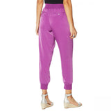 NWT DG2 By Diane Gilman Women's Faux Silk Pull On Jogger Pants. 697781 Large
