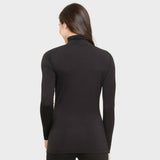 Warm Essentials by Cuddl Duds Women's Long Sleeve Turtleneck Smooth Stretch Shirt