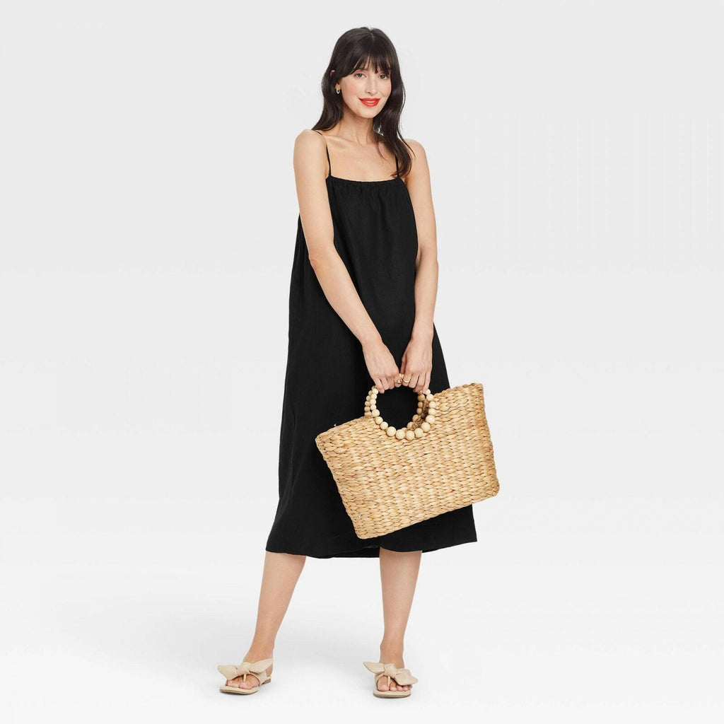A New Day Womens Easy Linen Tank Dress Biggybargains A New Day Womens Easy Linen Tank Dress Biggybargains