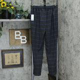 Bar III Women's Windowpane Plaid Pull On Dress Pants
