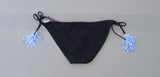 Mossimo Women's Tie Side Hipster Bikini Swim Bottom Blue XL