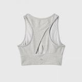 JoyLab Women's High Neck Brushed Jersey Longline Sports Bra
