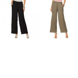 MarlaWynne WynneLayers Women's Plus Size Crepe Pull On Pants
