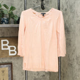 H by Halston Women's Marled V-Neck Pullover Sweater Cape Top