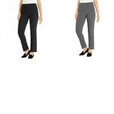 Hilary Radley Women's Built-In Tummy Control Panel Pull On Pants