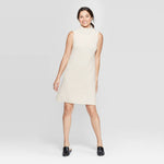 A New Day Women's Sleeveless Sweater Dress Oatmeal XXL