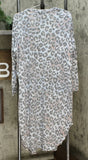 G by Giuliana Women's Petite Printed Slub Hacci Knit Duster Cardigan