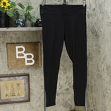 Felina Women's 2 Pack Wide Waistband Sueded Lightweight Leggings Black XL