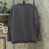 Denim & Co. Women's Plus Size Chenille Fleece Long-Sleeve Sweatshirt