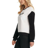 DKNY Women's Fleece Sleeve Logo Sweatshirt