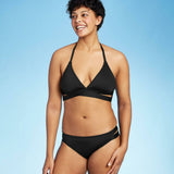 Kona Sol Women's Mid Coverage Double Side Tabs Hipster Bikini Bottom