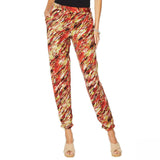Antthony Women's Plus Size Culturally Styled Printed Pull On Pants
