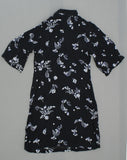 Who What Wear Womens Flirty Rayon Mini Dress with O-Ring Zip