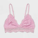 Colsie Women's Lace Triangle Bralette P4617